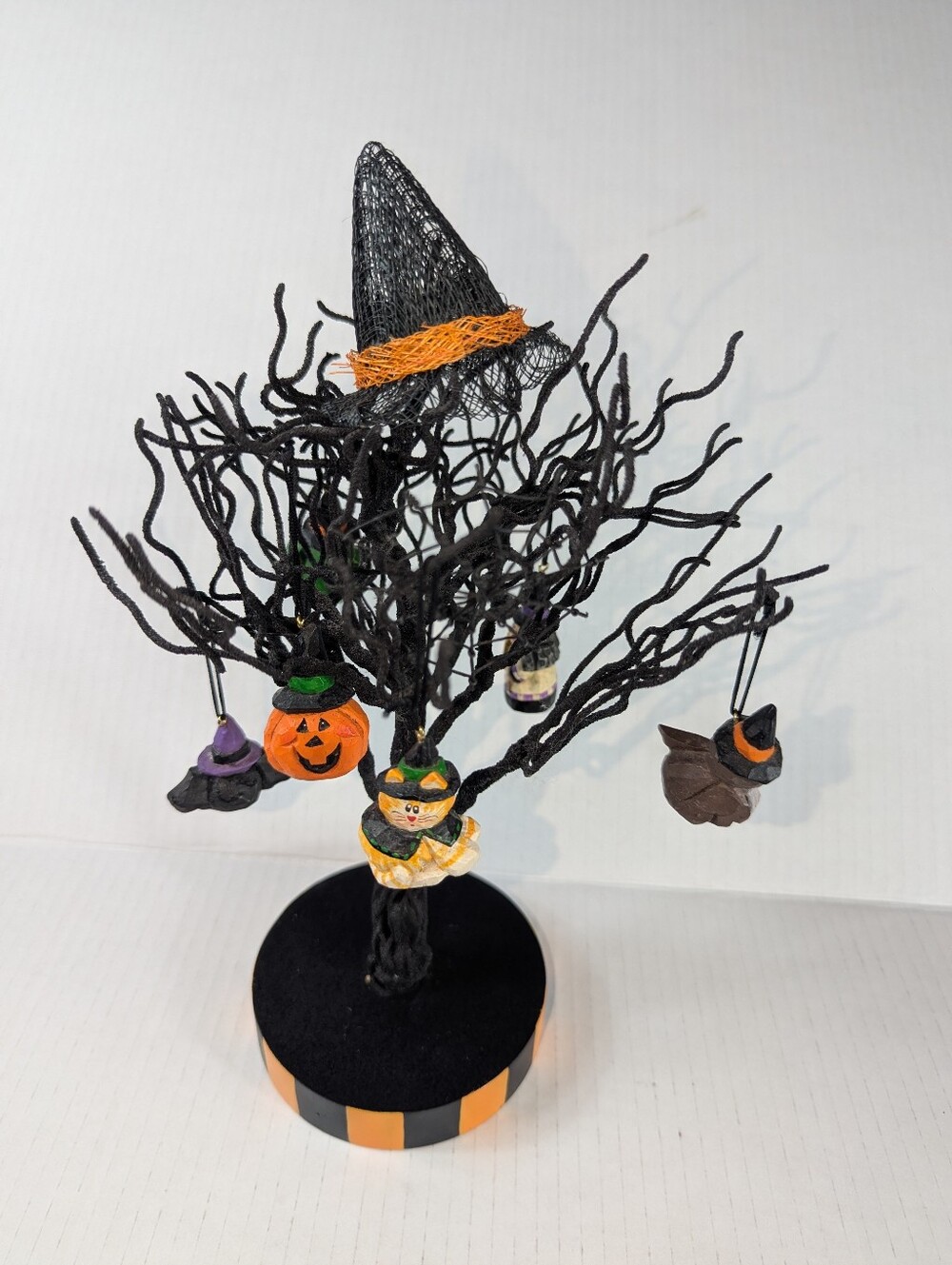 VINTAGE Midwest of Cannon Falls Halloween Tree + 6 Eddie Walker Ornaments